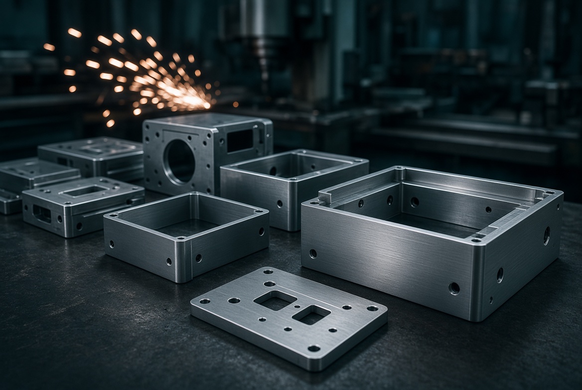 Precision machined metal enclosures